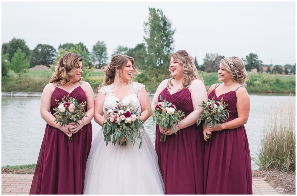burgundy-wedding-bridesmaids-gowns