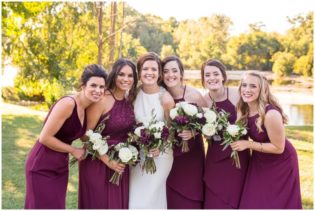 burgundy-bridesmaids-dress