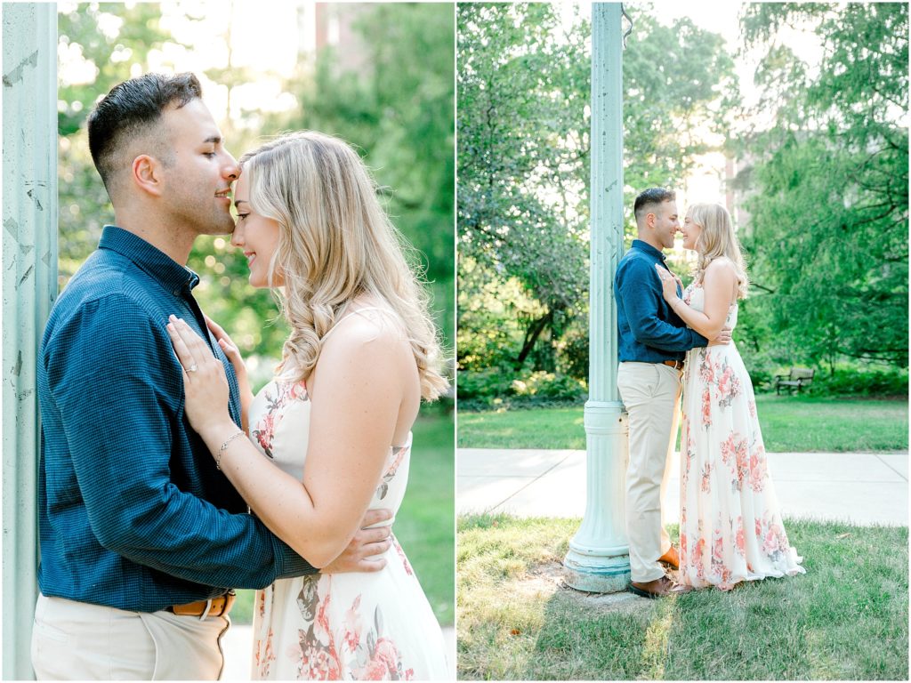romantic engagement - light and airy photographer in Michigan