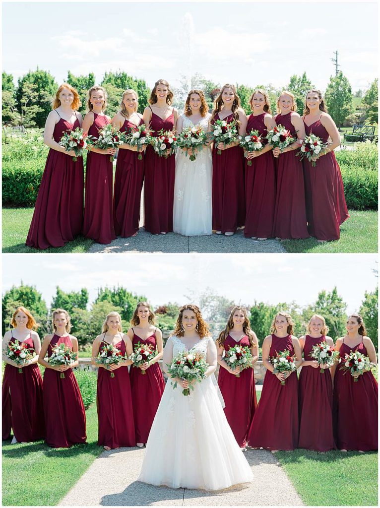 burgundy-bridesmaids-dresses