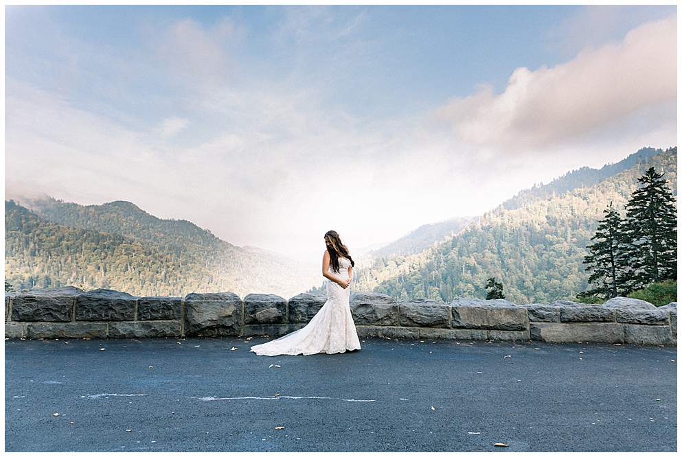wedding in smoky mountains Tennessee 