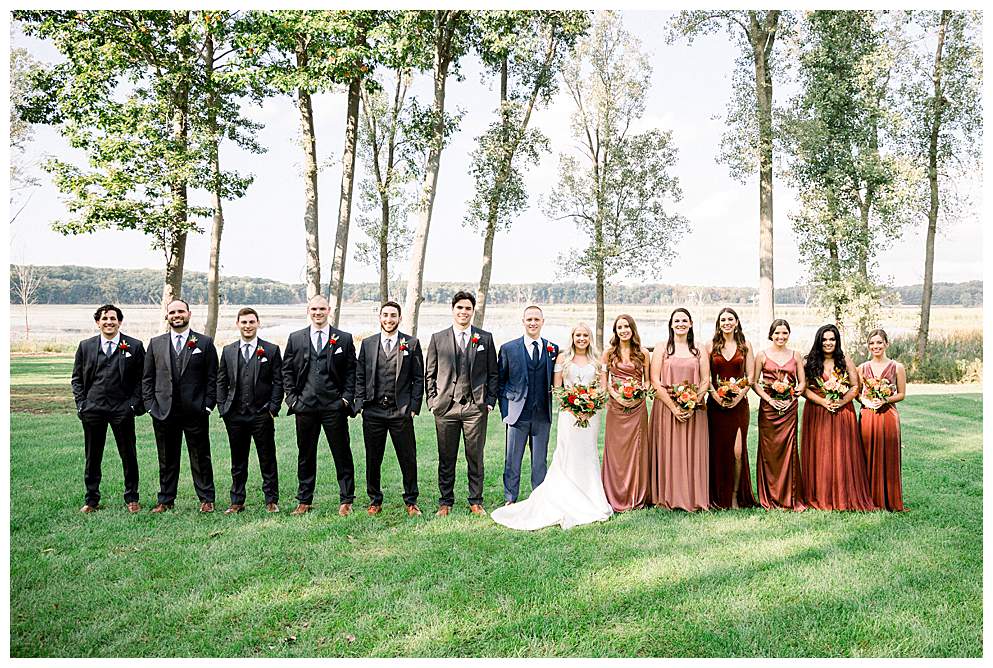 bridal party wedding pictures
